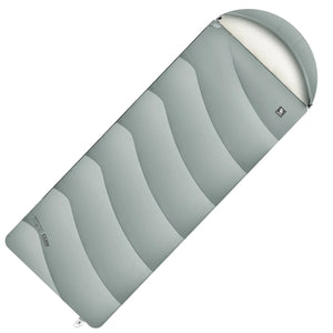 Cotton Envelope Portable Backpacking Sleeping Bag for Outdoor Camping with Compression Sack