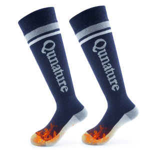 Kids Wool Blend Ski Socks, Cold Weather Knee-high Warm Socks for Winter