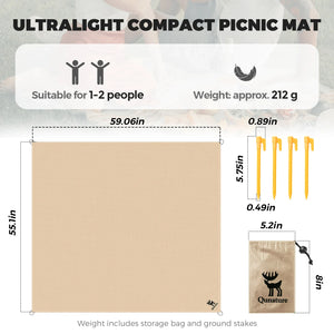 Lightweight Waterproof Picnic Blanket – Portable Foldable Mat for Camping & Beach Trips