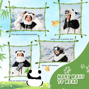 Panda Head Cover for Kids and Adults