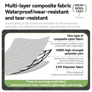 Water-repellent Frame Bag for Bikepacking 3.5L/4.2L/5L