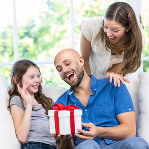 Detachable Head Shavers, SHPAVVER 5-in-1 Electric Razor IPX7 Waterproof for Bald Men, Wet/Dry LED Display Rechargeable 7D Rotary Shaver Grooming Kit with Type-C Charge (A) Brown