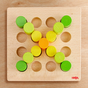 Rainbow Risers Wooden Stacking Game