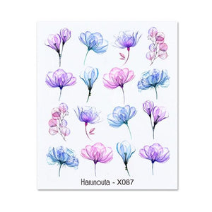 Rainbow Wave Love Heart Pattern Water Decals Stickers Butterfly Dragon Geometry Slider For Nails Art Decoration Tip Water Transfer Nail Decals Sticker For Pretty Girl Self-Adhesive Nail Decals Designer Nail Stickers for Acrylic