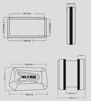 Rainproof Bicycle Bag Frame Front Top Tube Cycling Bag Reflective 6.5in Phone Case Touchscreen Bag Bike Accessories Bike Phone Bag Bicycle Bag Front Frame Pouch Top Tube Pouch Waterproof Bike Holder Accessories Bag Mount Handlebar Cell Phone
