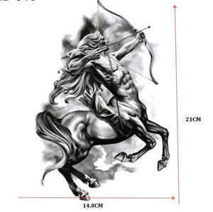 Realistic 3D Animals Tattoo Temporary Waterproof Sticker For Party Kids Men Women