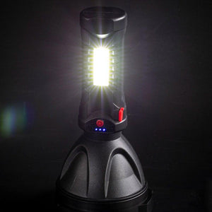 Rechargeable Adjustable USB LED Portable Rotary High Lumen Zoombale Super Strong Flashlight  Ultra-bright For Long-range  Outdoor  Camping Fishing Hiking Riding Walking Jogging Flashlight