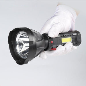 Rechargeable Adjustable USB LED Portable Rotary High Lumen Zoombale Super Strong Flashlight  Ultra-bright For Long-range  Outdoor  Camping Fishing Hiking Riding Walking Jogging Flashlight