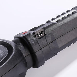 Rechargeable Adjustable USB LED Portable Rotary High Lumen Zoombale Super Strong Flashlight  Ultra-bright For Long-range  Outdoor  Camping Fishing Hiking Riding Walking Jogging Flashlight