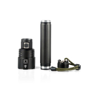 Rechargeable LED Flashlight High Lumen USB Ultra Bright Adjustable Powerful Zoomable Flashlight Water Resistant For  Daily Household and Outdoor Camping Hiking Riding Running