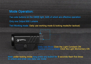 Rechargeable Spotlight Flashlight Waterproof  Adjustable High Lumen Super Bright USB LED Tactical Flashlight Gift Giving Torch Rail Mounted Flashlight For Outdoor Camping Hiking Fishing Jogging Walking