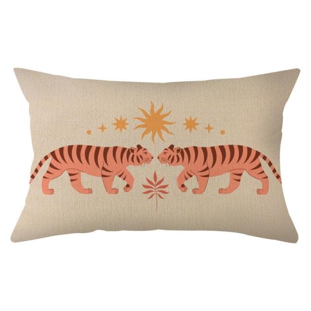 Rectangle Cushion Cover Cotton Fine Linen Pillowcase Brilliant Decorative Lined Linen Comfortable Cushion Covers Throw Pillow Cases For Sofa Pillows Baby Family Home Accessories