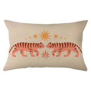 Rectangle Cushion Cover Cotton Fine Linen Pillowcase Brilliant Decorative Lined Linen Comfortable Cushion Covers Throw Pillow Cases For Sofa Pillows Baby Family Home Accessories