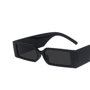 Rectangle Retro Sunglasses Trendy Small Rectangle Sunglasses Women Men Vintage Thick Frame Small Square Glasses n Small Glasses For  Men Modern Design Lightweight Frames Sunglasses For Summer