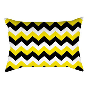 Rectangle Yellow Pillow Case Sofa Car Seat Cushion Cover Home Textile Modern Decorative Geometric Outdoor Pillow Cushion Covers Case For Couch Living Room Fashion Pillowcase 30x50CM