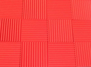 1 Inch Acoustic Foam Wedge Style Panels - 13 Color Options