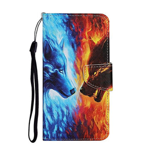 Redmi Note 8 9 Pro 9S 8T Leather Case on for Xiaomi Redmi 9 9A 9C 8A Note 9s 9Pro 8t 8 Pro New Flip Wallet Case Leather Card Slots Phone Cover Flip Case Women Phone Cover