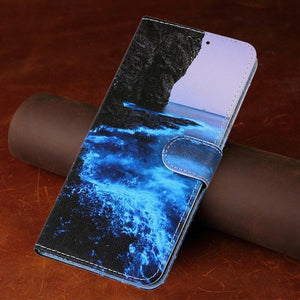 Redmi9T Magnetic Leather Phone Case on For Xiaomi Redmi 9T 9AT 9A 9C NFC Redmi9 9 T A Power 9Prime Wallet Book Cute Cover Colorful Premium Leather Wrist Strap Viewing Stand Magnetic Folio Inner Protective Flip Cover