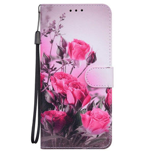 Redmi9T Magnetic Leather Phone Case on For Xiaomi Redmi 9T 9AT 9A 9C NFC Redmi9 9 T A Power 9Prime Wallet Book Cute Cover Colorful Premium Leather Wrist Strap Viewing Stand Magnetic Folio Inner Protective Flip Cover