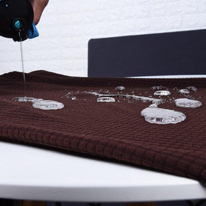Removable Washable Furniture Protector for Kids Pets Home Waterproof Plaid Elastic Plain Dining Table Chair Cover Dining Room Chair Cover Skirt Stool Cover Chair Spandex Seat Covers