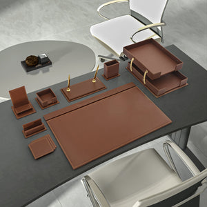 MOOG Classic Desk Organizer - Brown - 12 PCS