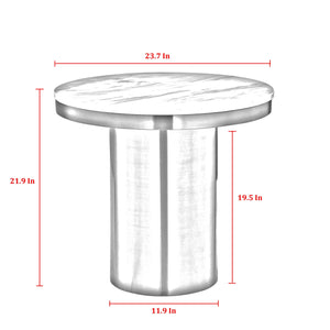 Callum Pedestal End Table