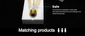 Retro Edison Bulb ST64 A19 T45 G80 G95 G125 Incandescent Light Bulb E27 220V 40W filament bulb lighting tubes Edison