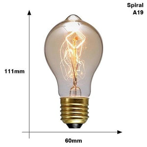 Retro Edison Bulb ST64 A19 T45 G80 G95 G125 Incandescent Light Bulb E27 220V 40W filament bulb lighting tubes Edison