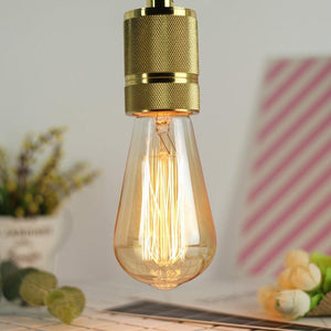 Retro Edison Light Bulb Filament Incandescent Ampoule Bulbs Antique Vintage Style Light Amber Warm Dimmable Vintage Edison Light Bulb For Table Lamp Restaurant Home Office