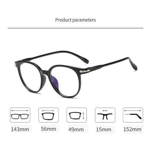 Retro Glasses Radiation Protection Optical Nearsight Frame For Men  And Women Anti Blue Computer Eyewear Unisex Blue Light Blocking Glasses Stylish Eyewear Comfortable Eye Protection UV Glare -1 -1.5 -2.0 -2.5