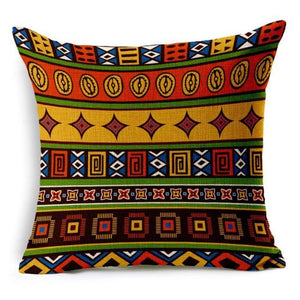 Retro High Quality Pillowcase Ethnic Stripes Linen Decorative Throw Pillow Cover For Couch Sofa Bed Bohemian Retro Stripe Cotton Blend Linen Pillow Case Cushion Cover Car Textile Printed Decor 45X45CM