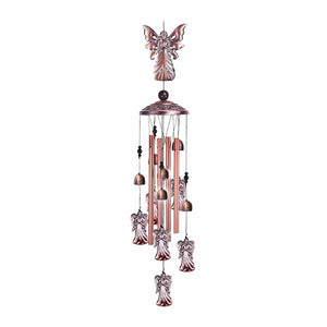 Retro Metal Romantic Wind Catcher Animal Wind Chime Iron Art Wind Bell Tubes Aluminum Tubes Hanging Art Wind Bell Gift Hanging Pendant Ornament For Home Xmas Mom Gifts Festival Balcony Garden Decoration