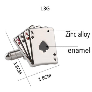 Retro Playing Cards Tie Clip Vintage Elegant Tie Clip Man Clips Unique Business Cufflinks Wedding Tie Clips For Anniversary Business Meeting And Daily Life