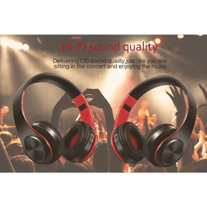 Retro Stereo Earphones Bluetooth Headphone Music Headset FM And Support SD Card With Mic And Volume Control, Wireless And Wired Headset