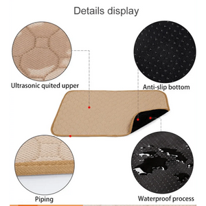 Reuseable Dog Pee Pads Dog Diapers Puppy Waterproof Mat For Pets - Washable Training Pads for Dogs Cats Rabbit