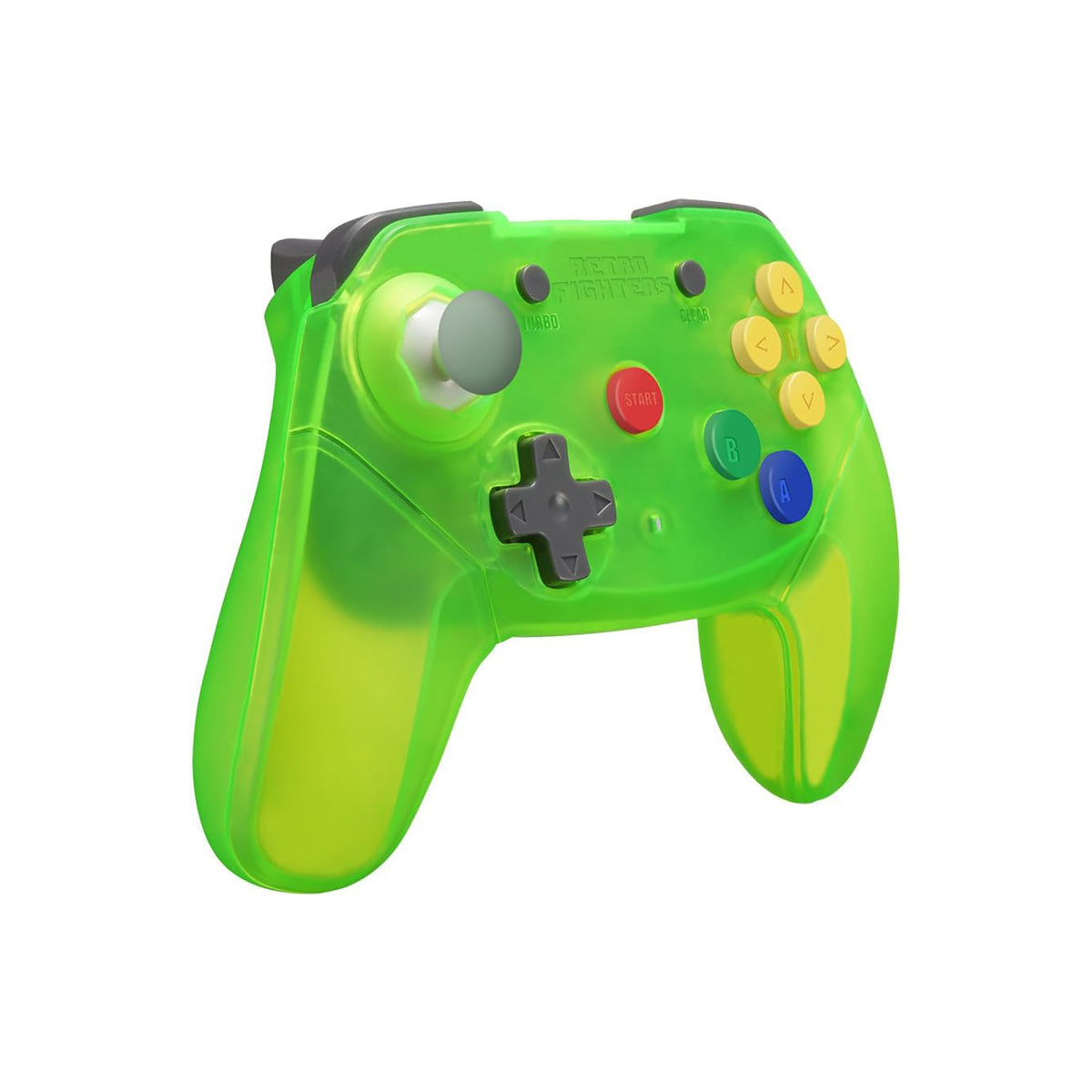 Retro Fighters N64 Controller Wireless Brawler64 (Extreme Green)