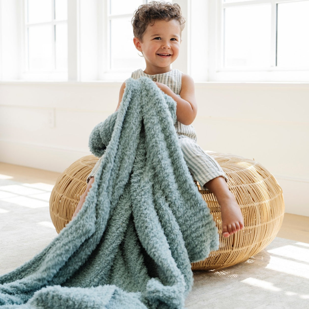 Ribbed Bamboni® Toddler Blanket