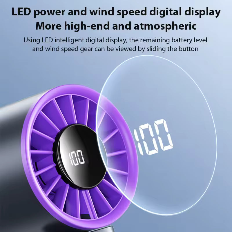 Portable Travel Turbine Fan – Rechargeable
