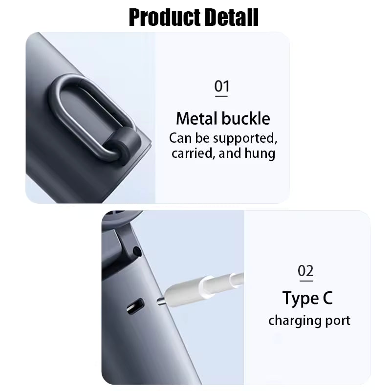 Portable Travel Turbine Fan – Rechargeable