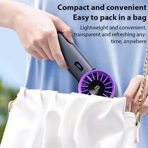 Portable Travel Turbine Fan – Rechargeable