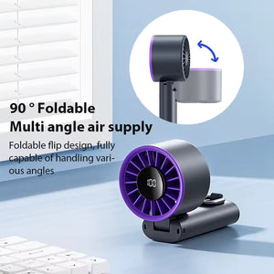 Portable Travel Turbine Fan – Rechargeable