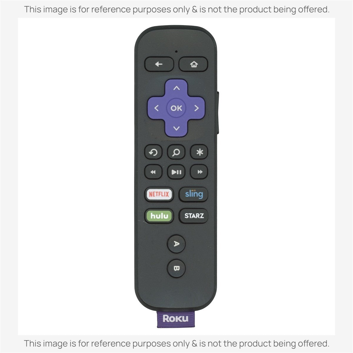 Anderic Substitute for Roku RC-GR4 Streaming Remote Control with Voice 3226000264 [RCGZ1, NO HEADPHONE JACK / FAVORITE KEYS]