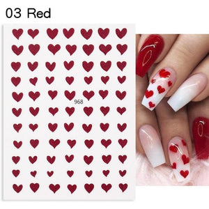 Rose Gold Star 3D Nail Stickers Silver Black White Star Heart Transfer Stickers for Nails DIY Decals Manicures Decoration Tips Nail Art Decals Water Transfer Nail Decals Sticker For Pretty Girl Self-Adhesive Nail Decals Designer Nail Stickers for Acrylic