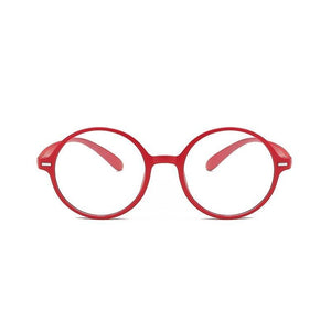 Round Frame Reading Glasses Stylish Anti Blue Light Eyeglasses Ultra Light Reading Glasses Portable Gift For Parents Unisex Stylish Eyeglasses Glasses Clear Lens Women Men Eyewear Anti Blue Light Glasses