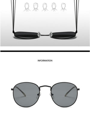 Round Style New Oval And Retro Shape  Sunglasses For Women New Elegant Design Eyewear For Women Men Small & New Round Glasses For Men & Women
