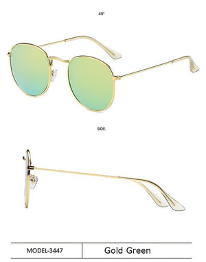 Round Style New Oval And Retro Shape  Sunglasses For Women New Elegant Design Eyewear For Women Men Small & New Round Glasses For Men & Women