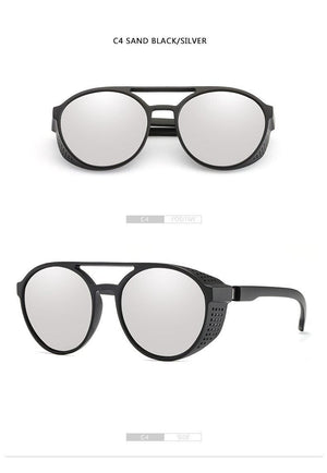Round Vintage Sunglasses Retro Eyewear For Men Women Classic Sunglasses For Women & Men Retro Style Goggles In Round Shape Flip Up Driving Glasses Vintage Style & Fashionable  Eyewear