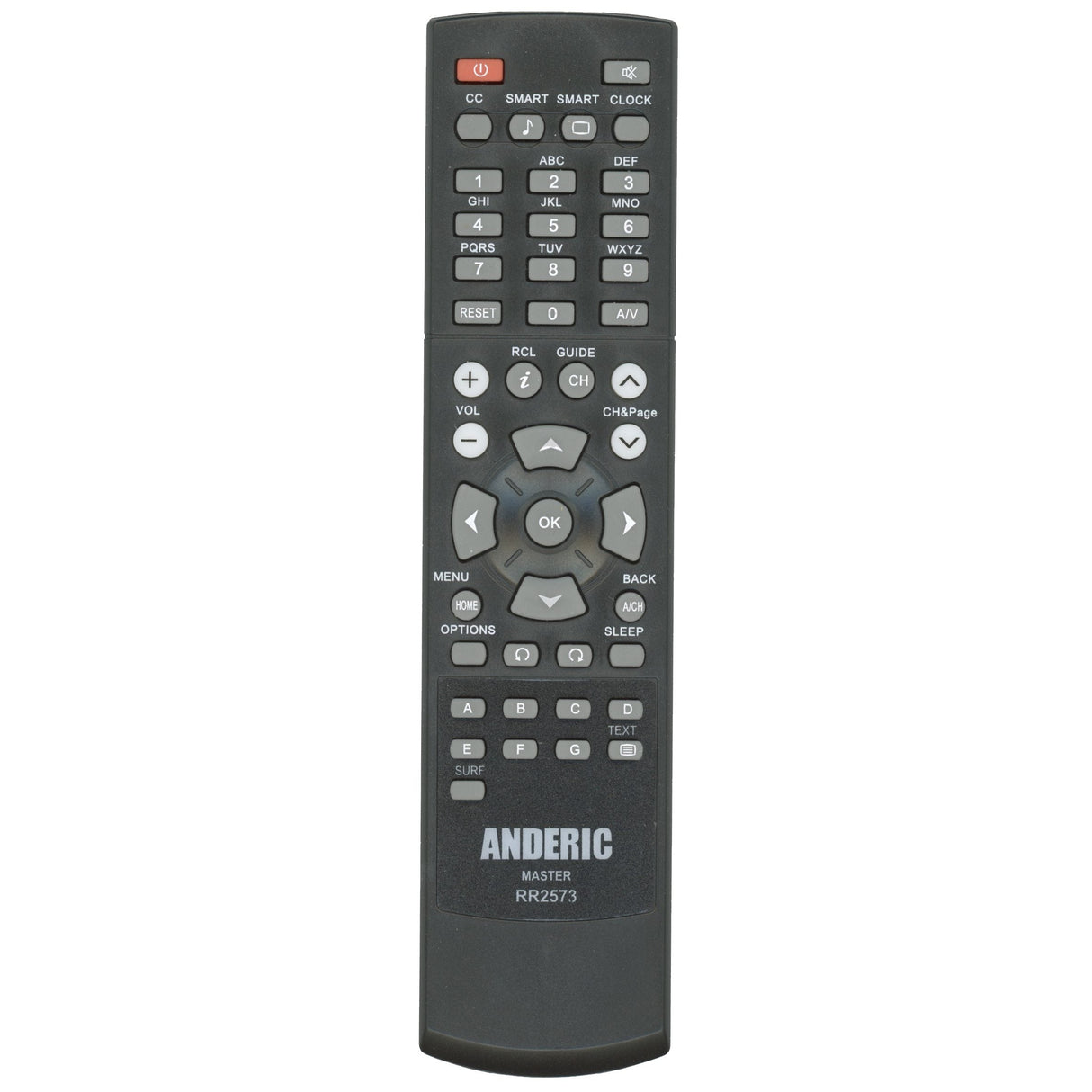 Substitute for Philips RC2573/01 Master TV Remote Control [RR2573]