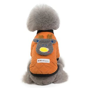 Cute Winter Padded Dog Jacket for Autumn/Winter