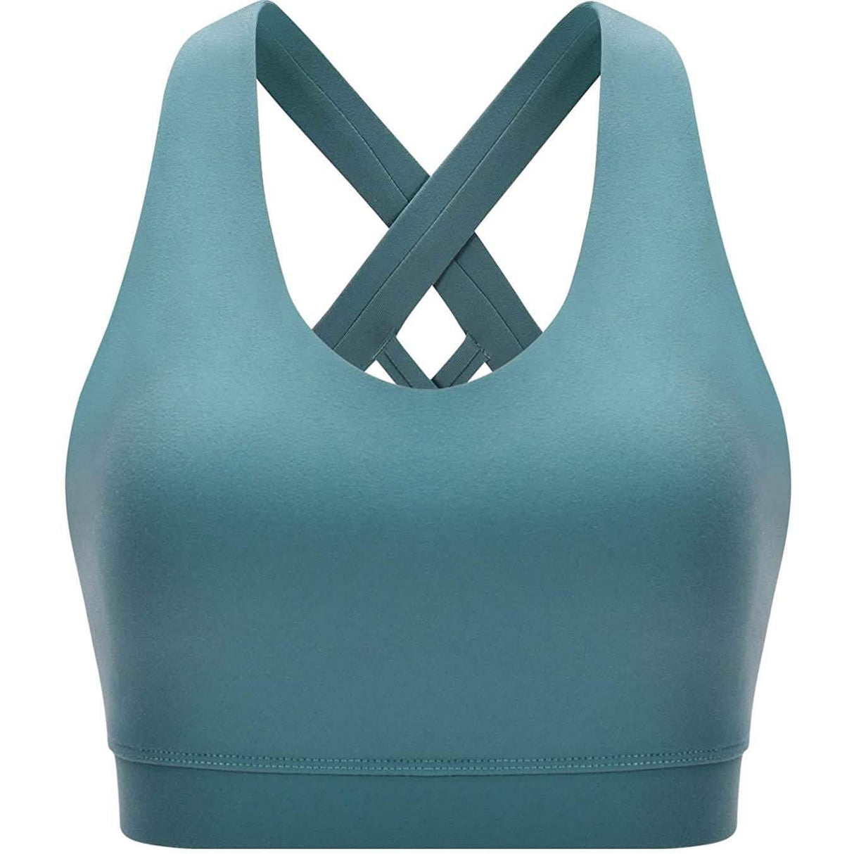 RUNNING GIRL Criss-Cross Back Padded Strappy Sports Bra